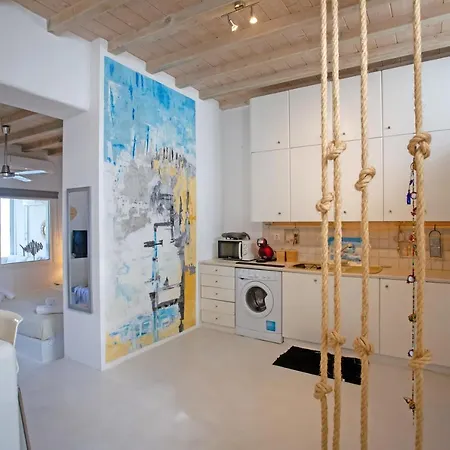 New Selana Sunset View Studio Mykonos Next To Port Apartment *